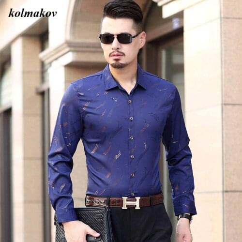 2020 New Arrival Style Men Boutique Long Sleeve Shirt High Quality Fashion Casual Plus Code Men 's Leisure Shirt Size M-7XL