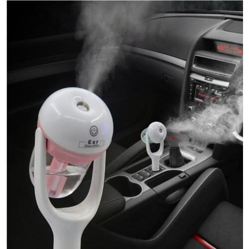 New Mini 12V Car Steam Humidifier Air Purifier Aroma Diffuser Essential oil diffuser Car humidifier
