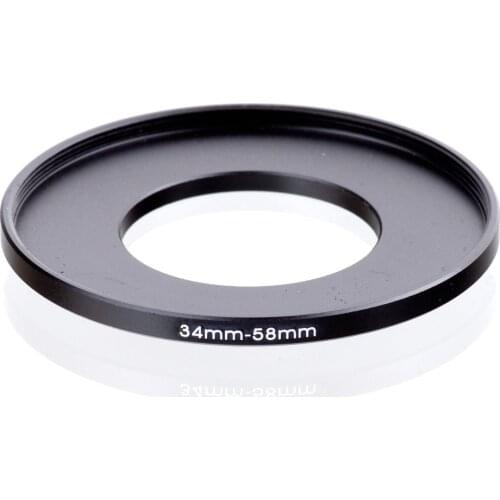 Original RISE(UK) 34mm-58mm 34-58mm 34 to 58 Step Up Ring Filter Adapter black