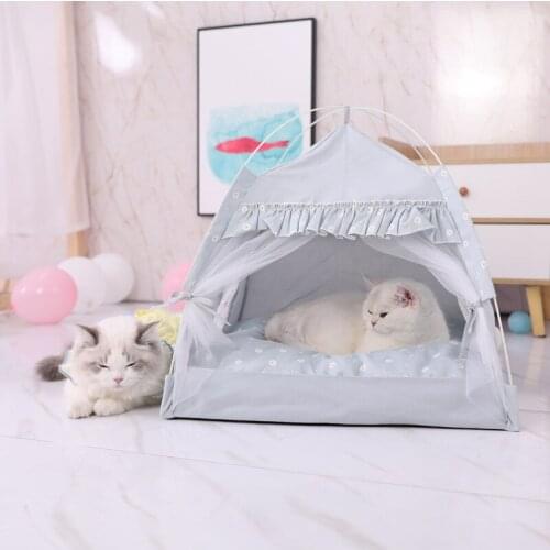 Cat Tent Cat Litter Four Seasons Universal Cat Tents For Outside Summer Cool Litter Cat Tent Cat Outdoor Tent Summer Princess