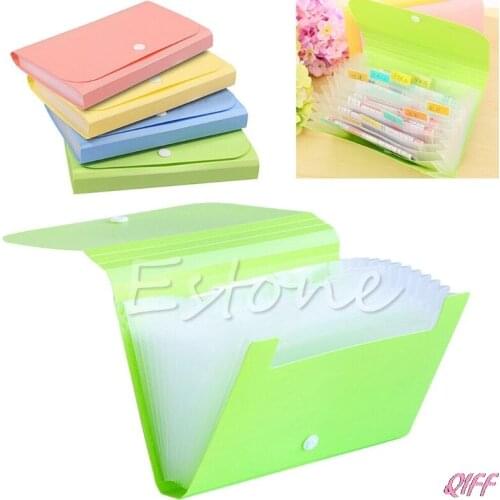 File Document Folder Bag Case Bills Receipts Pouch Card Holder Organizer