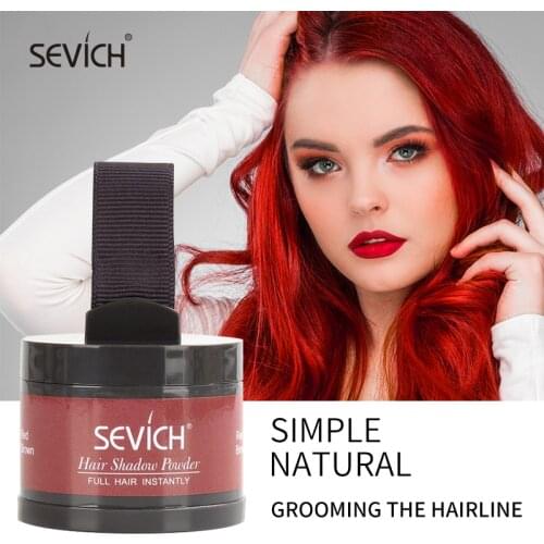 Hair Fluffy Powder Sevich WaterProof Hair Line Powder Root Touch Up Edge Control Cover Up Instant Hair Shadow Makeup Concealer