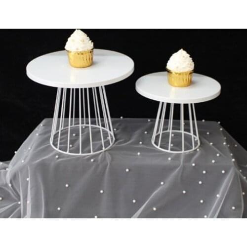 Metal Cake Stand Wedding Dessert Display Rack Cupcake Pedestal Stand Tray Holder for Birthday Party Decoration
