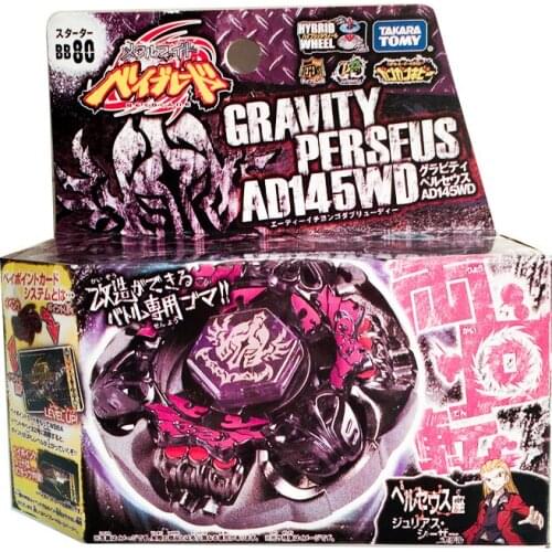 Takara Tomy Japan Version Fight Beybalde Burst Metal Fusion BB80 Gravity Perseus AD145WD Bey Blade Burst Spinning
