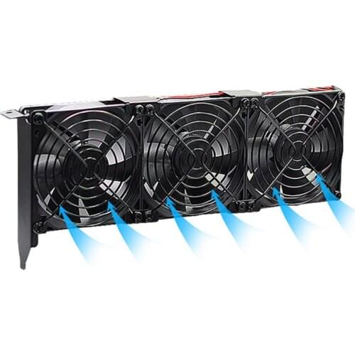 Universal VGA Cooler Dual 80mm Graphics Card Heatsink Fans GPU Radiator
