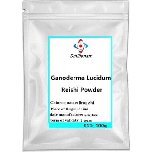 High quality Ganoderma Lucidum Powder lingzhi reishi mushroom extract Support Improve Health Immune System body free shipping