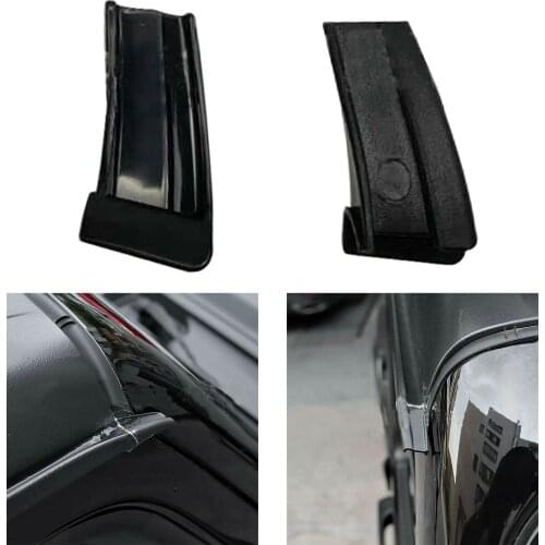 1 Pair Rain Gutter Drip Rail Extension For Jeep Wrangler JL Accessories