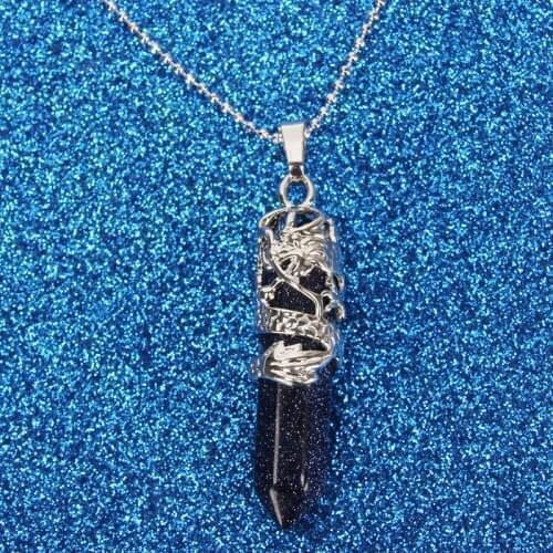 1PC Natural Crystal Opal Ornament Pink Crystal Point Pendant Couple Pendant Necklace Pendant DIY Gift Jewelry