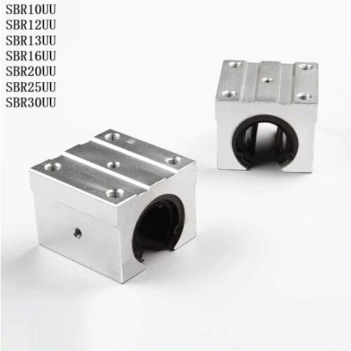 1Pc SBR30UU 30mm Open Linear Ball Bearing Block For CNC Router SBR Linear Guide Rail 3D Printer Parts