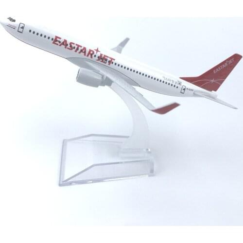 16cm Alloy Aircraft Model Korea Eastar Boeing 737 Diecast Aircraft Toys Airplane Airliner Kid Gifts Collectible