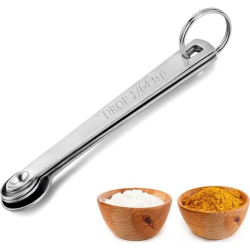Kitchen Measuring Spoons Tool High quality 5PCS Set Stainless Steel Mini Spoons