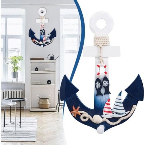 Sea Anchors Ocean Catcher Decoration Original Wooden Door Hanging Art Gifts To Bestie Friends Creative Valentines Day Gifts