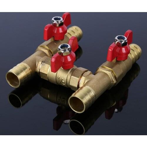 H type valve Switch tank valve Tank change-over valve brass Ball Valves 16mm 19mm