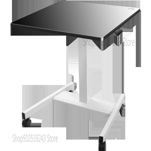 Nordic Standing Computer Lifting Desk Desk Manual Lecture Table Mobile Computer Desk Increased Desktop
