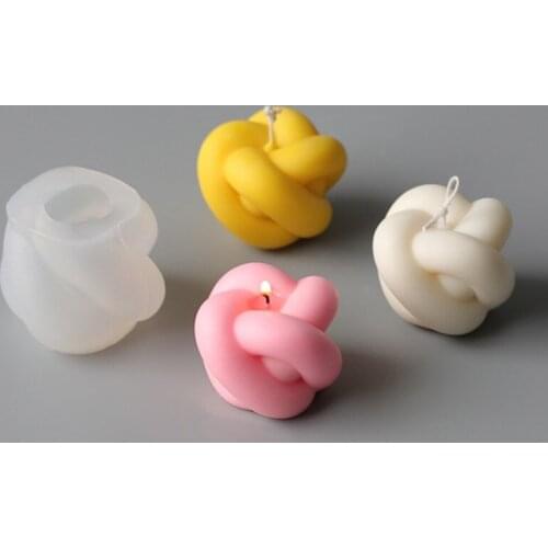 New Magic Ball Candle Silicone Mold DIY Spiral Woolen Yarn Ball Candle Mould Aromatherapy Gypsum Mold Silicone Mold Resin Mods