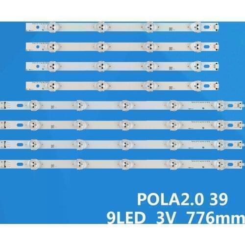 New 9 LEDs LED Backlight strip For LG 39 inch TV 39LN5300 39LN5400 HC390DUN-VCFP1-21XX innotek POLA2.0 39"A/B type 39LN540R