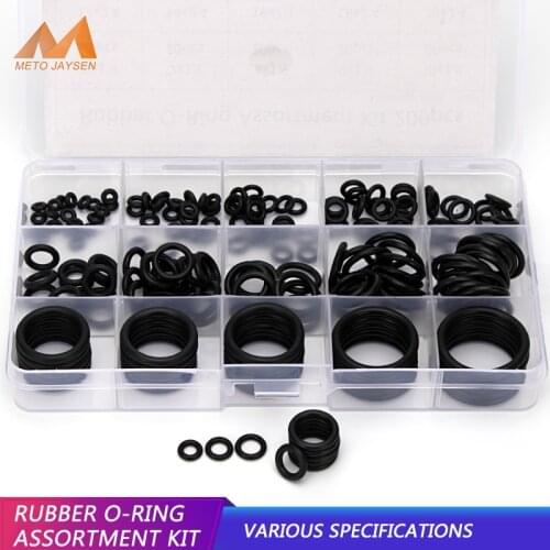 PCP Paintball NBR Rubber O-rings Durable Socket Black Gasket Replacements Sealing O-rings 15 Sizes Available 200PCS/SET DQ001