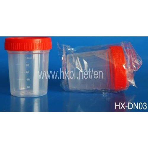 120ml Plastic Specimen Sample Jar / Craft Container/Urine Pot / Cup with Lids