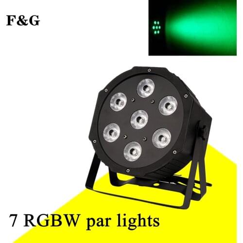 7x18w 4 en 1 por luz Led RGBW plástico Par luz 7*18W Led Par Luz de tinción arandela de pared para escenario discoteca de fi
