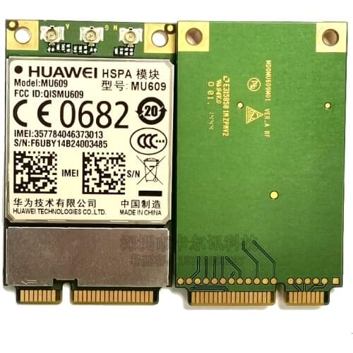 Unlocked Huawei MU609 Wireless 3G WWAN industrial module HSPA /UMTS/GSM/GPRS Quad-band 850/900/1900/2100 MHz Mini PCIe Card