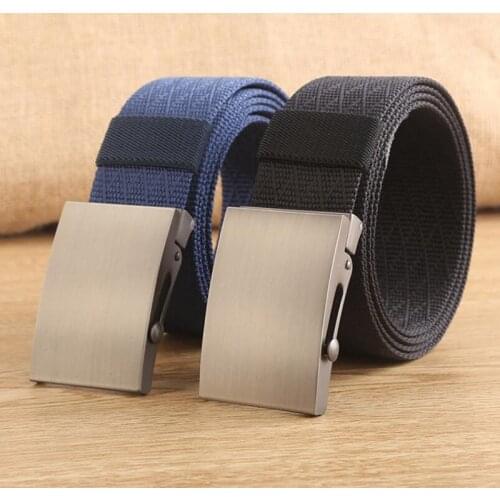 Mens Fashion Nylon Belt High Quality Men Women Hybrid Large Roller Automatic Buckle Belts Outdoor Travel Tactical Waist Belt