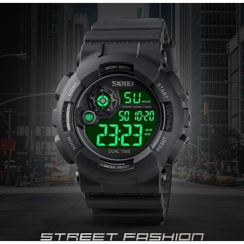 SKMEI 1583 Military Sports Watches Waterproof LED Men Digital Watch S Shock Electronic Watch Men Relogios Masculino