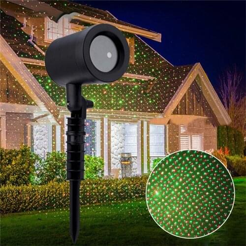 Outdoor Laser Projector Christmas Waterproof Star Stage Spotlights LED Showers Landscape Lighting Light for Garden Lawn Decorate