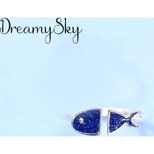 Personality Vintage Fish Rings For Women Charm Engagement Rings Men Retro Knuckle Finger Jewelry