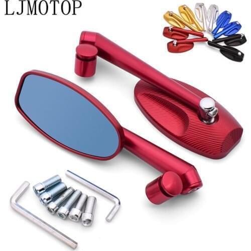 Universal Motorcycle Rear View Mirror CNC Billet Side Mirrors For Honda varadero125 shadow vt750 Suzuki ltz 400 cbr 929 600rr