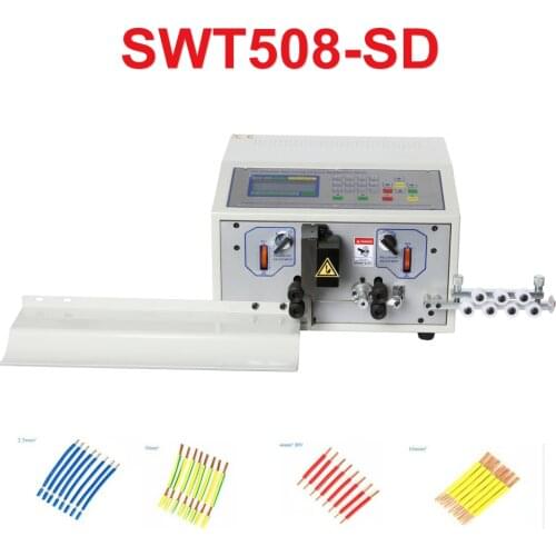 SWT508-SD Peeling Stripping Cutting Machine for Computer automatic wire strip stripping machine 0.1-6mm2 AWG10-AWG28 220V 110V