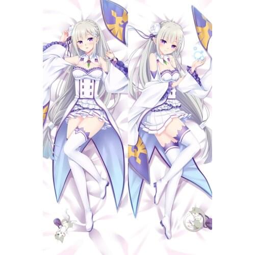Japan Anime Life In A Different World From Zero Lovely Girl Pillow Cover Hugging Body Pillowcase Dakimakura Pillow Case Cover