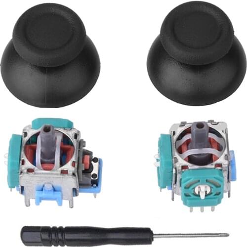New 1Set 4 PS4 Replacement Sensor 3D Control Module Repair Parts Joystick Analog Stick Thumbsticks Accessories