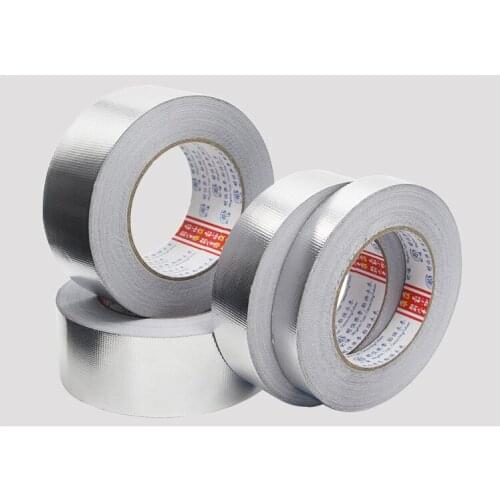 10 rolls of 33m industrial self-adhesive aluminium glass fibre tape, tensile resistant, wear-resisting, oilproof, Item No. IT003