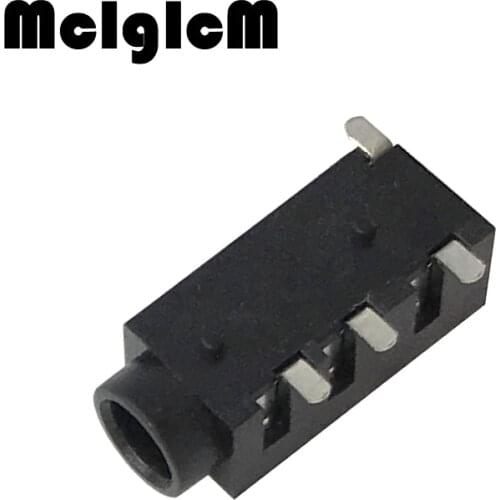 1000pcs PJ-320D PJ320D 3.5MM Headphone jack socket female connector for Audio video 3+1 4PIN SMD Audio jack