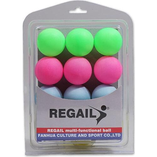 12PCS Table Tennis Balls Colorful Plastic Multipurpose Ping Pong Balls Beer Pong Raffle Ball For Table Tennis Training Games