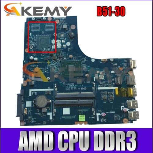 Akemy AAWBC/BD LA-C293P For Lenovo B51-30 Laptop Motherboard AMD CPU DDR3 100% Test Work