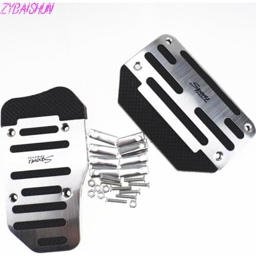 Aluminum manual series 3 pcs/set. automatic 2 pcs/set. Non-slip Car Pedal Set Set for Honda CRV Accord Odeysey Crosstour FIT