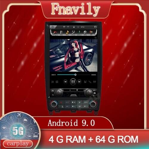 Fnavily Android 9 Car Radio For Infiniti QX50 EX25 EX35 Multimedia System Player GPS Navigation Vertical Screen Tesla Style 12.1