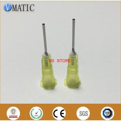 Free Shipping Non Sterilized 20G Dispensing Syringe Needle Tip Metal Pinhead Glue Dispenser Needle 1/2 Inch