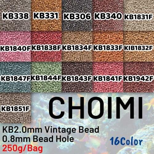 BLUESTAR Color Glass Seed Beads CHOIMI Round Hole Seed For Handmade Jewelry DIY Making Accessory