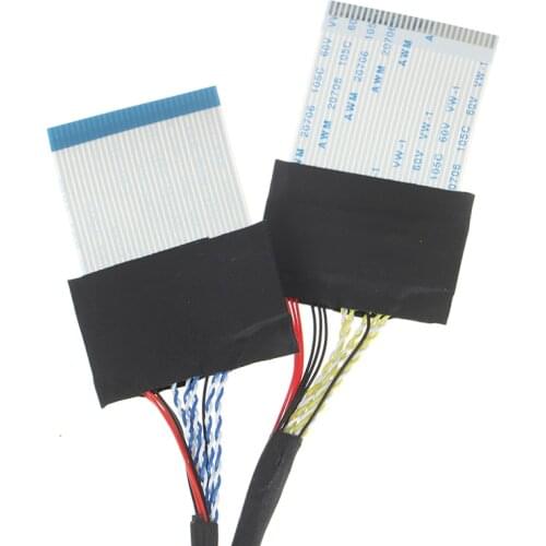 FFC Flexible Flat Cable LVDS Cable FIX-30P-D8 Cable 2 Models For Big Size Panel