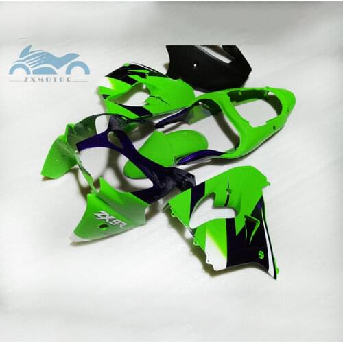 Hotsale motorcycle fairing kits for KAWASAKI Ninja ZX9R 2000 2001 ABS plastic sport fairings kit ZX 9R 00 01 green blue body kit