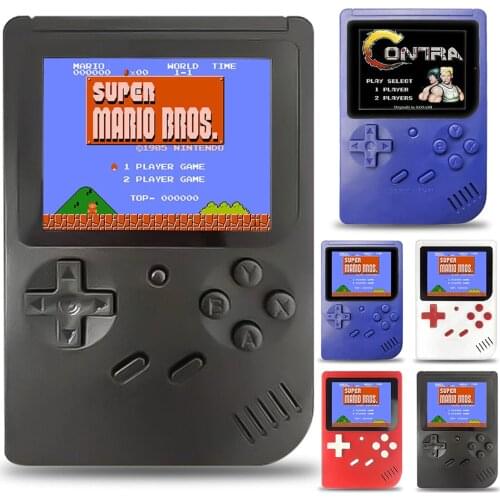 3 inch Retro Portable Mini Handheld Video Game Console Color LCD Kids Color Game Player Built-in 300 games for Kids Player Gift
