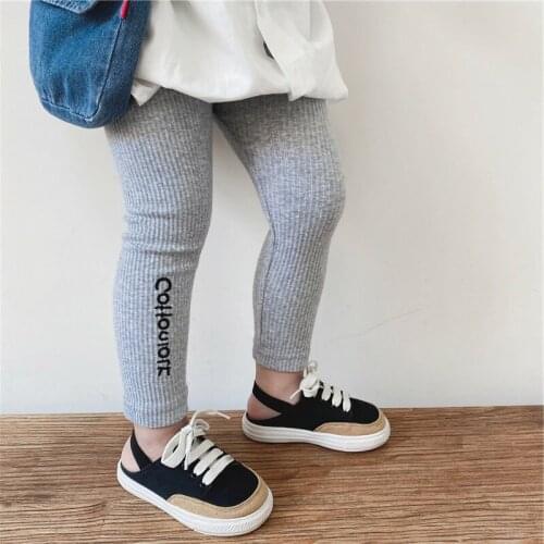 Spring Winter Baby Girls Leggings Pencil Pants Ankle-length Skinny Legging Trouser Kids Stretchy Pants Children Clothes For 2-6Y