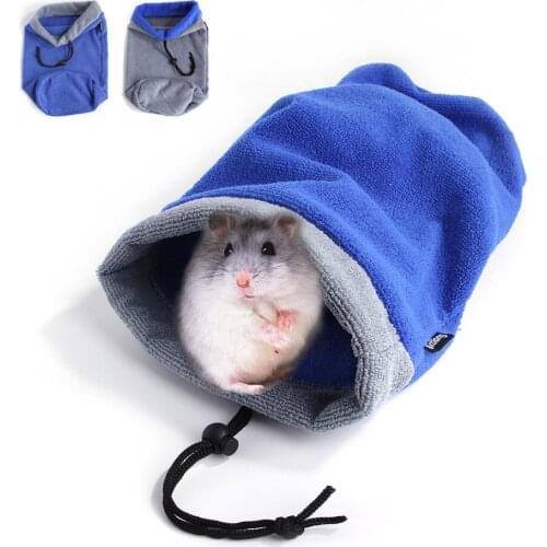 Small Pet Cleaning Hamster Bath Towel Bag Dry Hair Absorbent Towel Bag Squirrel Ferret Pet Cleaning Products