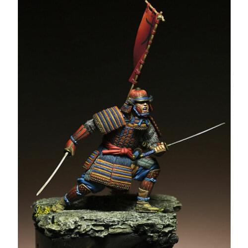 1/24 Scale Unpainted Resin Figure Samurai GK figure