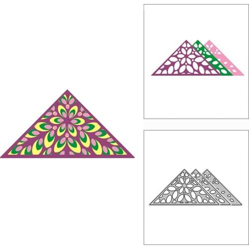 New Layered Flower Wishes Flag Frame 2021 Metal Cutting Dies for DIY Scrapbooking Paper and Card Making Embossing Craft No Stamp