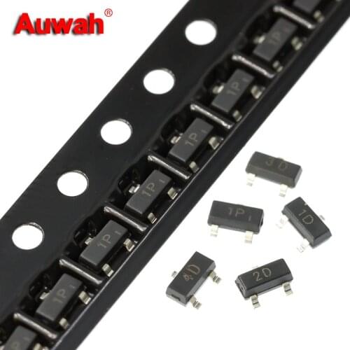 100pcs SOT-23 SMD Triode Transistor MMBTA42 MMBTA92 MMBTA44 MMBTA94 BAV70 BAV99 New original