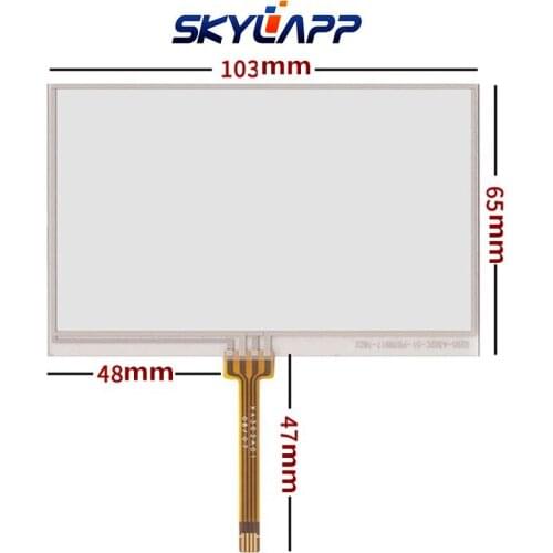 New 4.3 inch 103mm*65mm Resistive Touch Screen Digitizer LQ043T3DX01/02/03/05 LQ043T1DG01 LQ043T1DG03 touch panel Glass