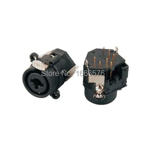 Wholesale 50 pcs FEMALE SOCKET, XLR-1/4" JACK With lock - 408